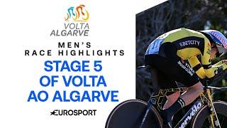 FINISH ATOP ALTO DO MALHAO!  | Men's Stage 5 Race Highlights Volta Algarve 2025 | Eurosport Cycling