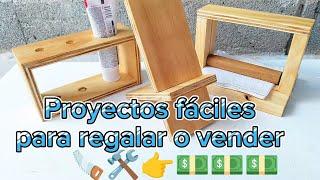 3 Proyectos Fáciles De Carpintería 🪚#diywoodworking #diy #carpinteria #carpintero #carpinteriafacil