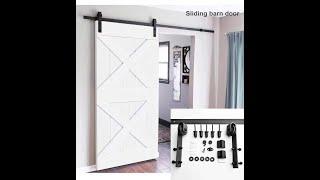 Build your own custom sliding barn door for your home.