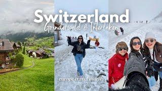 Switzerland vlog  Exploring Zurich, Interlaken & Grindelwald Mt. First (my 1st snow experience) ️