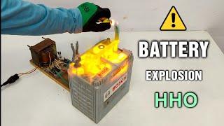 Simple Hydrogen Generator from Car Battery - HHO Generator