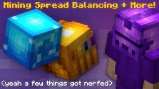 Mining Spread & Gauntlet Nerfs! Plasma 'Buffs' + More! (Hypixel Skyblock News)