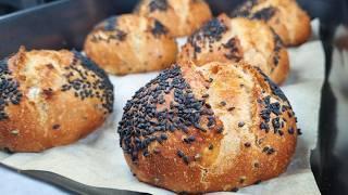 I don't buy bread anymore! The new perfect recipe for black sesame bread