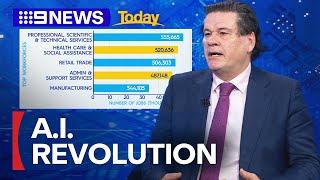 Which industries are most likely to be at risk of AI disruption? | 9 News Australia