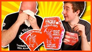 World's Hottest Tortilla Chip CAROLINA REAPER ONE CHIP CHALLENGE!!!