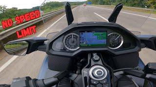 Honda Goldwing na Autobahn (Sem Limite de Velocidade)