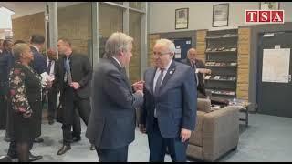 VIDEO. Sommet de l'UA : Lamamra rencontre le SG de l'ONU