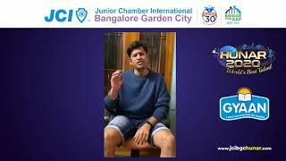 Participant No. 10665 - Lucky V Jain  | JCI BGC HUNAR 2020 - World's Best Talent