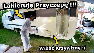 Nakładam Lakier na Ścianę! - Jak Wygląda Przyczepa Kempingowa po Malowaniu? *Wyjeżdżamy do... (#980)