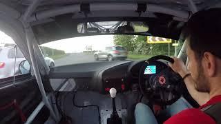 BMW E36 S54 race car on the roads