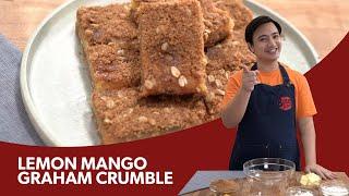 How To Bake Lemon Mango Graham Crumble | Sweet and Tangy Baked Treats