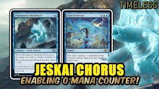 Jeskai Chorus! Enabling 0 Mana Counter With New Jumpstart Card! | Timeless BO3 Ranked | MTG Arena