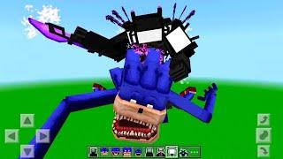 Shin Sonic vs Titan TV Man in Minecraft