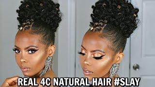 $11 BRAIDLESS CROCHET |QUICK EASY MASSIVE BUN UPDO| NO TENSION NO CORNROWS 4C #NATURALHAIR|TASTEPINK