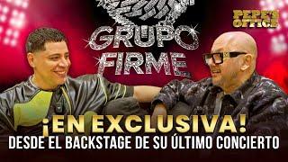 Grupo Firme ¡En Exclusiva! Desde el backstage de su último concierto|  Pepe's Office