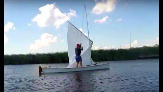 VIOLA 14 Sailing Canoe - Stability, Sailing And Paddling