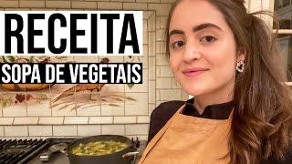 RECEITA: Sopa de Vegetal - Rápida e Saudável!  Roberta Frossard