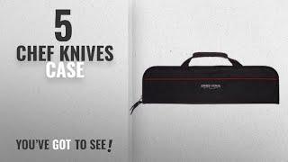 Top 10 Chef Knives Case [2018]: Ergo Chef 5 Pocket Chef Knife case roll bag