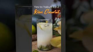 Yakult Mocktail: Kiwi Coconut Summer Cooler Ep 2 #mocktail#YestoYakult