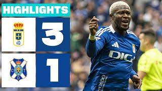 REAL OVIEDO 3 - 1 CD TENERIFE I HIGHLIGHTS LALIGA HYPERMOTION