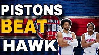 Pistons WIN vs Hawks Cade Cunningham 3rd Triple Double