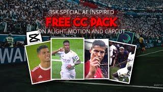 35K Special Free Capcut and Alight Motion CC Pack | Best CC Pack on Capcut and Alight Motion