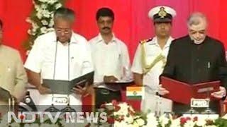 Pinarayi Vijayan, Toddy Tapper's son, takes oath as Kerala Chief Minister