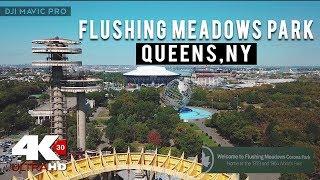 FLYING OVER Flushing Meadows Corona Park .NYC .GoPro | Drone 4K Ultra HD