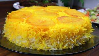 Cooking delicious basmati rice with saffron, the Persian way