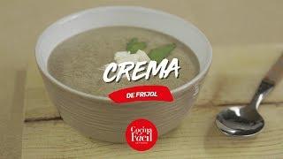 Crema de frijol fácil | Cocina Fácil