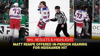 Matt Rempe staring down potential multi-game suspension for brutal hit on Miro Heiskanen