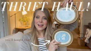 First THRIFT HAUL of 2023! | Decorating with THRIFT Store Finds