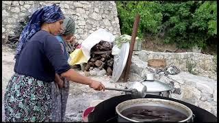 Meşhur Ermenek pekmezi/Pekmez Yapımı/Pekmez nasıl kaynatılır Organik köy pekmezi#pekmeznasılyapılır