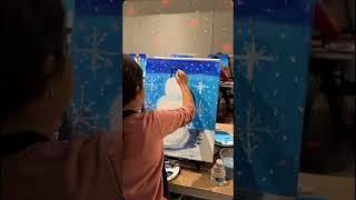 Holiday Season + Paint & Karaoke =  ️️ #njfun #northjersey #njpainters #nj #jersey #kidspainting