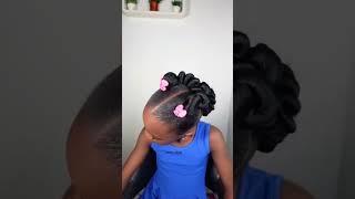 simple back to school hairstyle