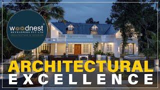 Colonial Style Kerala House | 3500 Sq.Ft | Kottayam, Kerala | Woodnest Architecture & Interior