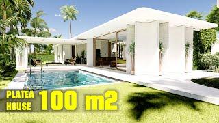 TROPIC DESIGN / PLATEA HOUSE / 100 m2 / MODERN and RELAX HOUSE / SIMPLE DESIGN