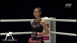 The Most Powerful Knees in Women's Muay Thai - Anna "Supergirl" Jaroonsak