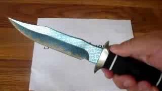 SOG Tech Bowie Monogram Knife S10G Demonstration