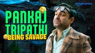 Savage Replies by Pankaj Tripathi  | Stree 2: Sarkate Ka Aatank, Mirzapur | Prime Video India