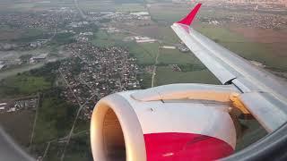 Austrian E195 Morning Takeoff from Sofia