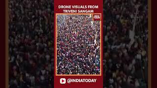 Mahakumbh 2025: Drone Visuals From Triveni Sangam | Kumbh Mela News | India Today