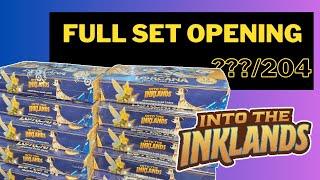 The Ultimate Opening: Pulling Full Set of Into The Inklands Lorcana Cards!!!