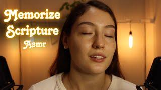 Christian ASMR  Soft Spoken ~ Memorize Scripture With Me ~ (John 1:1-14)