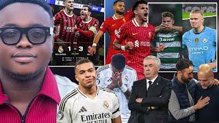 MADRID 1 MILAN 3, MANCITY FALL AT LISBON, LIVERPOOL FLYING, CHAMPIONS LEAGUE AND KEY POINTS LEARNT