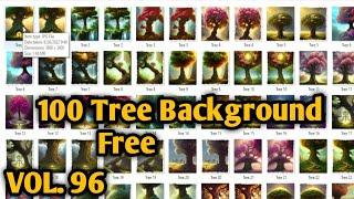 100 Fantasy Trees Background Free Download | Studio Background | Photosop Tutorial | Mohit Studio97