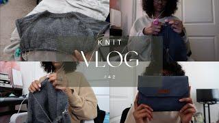 Trying to see how much I can knit in 24 hours | Knit Vlog #42