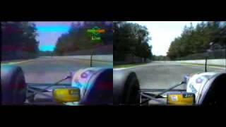 Ayrton Senna Tamburello comparison