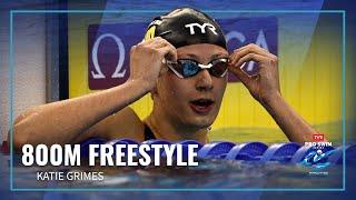 Katie Grimes Takes First Win of the Meet in Women's 800M Freestyle | TYR Pro Swim Series Knoxville