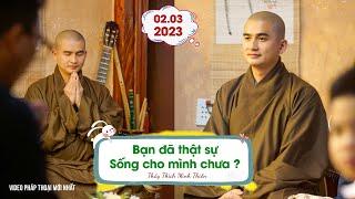 Mình đã sống cho mình chưa ? Thầy Thích Minh Thiền (quá hay 02.03.2023)